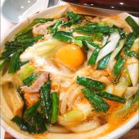 ニラ玉キムチうどん